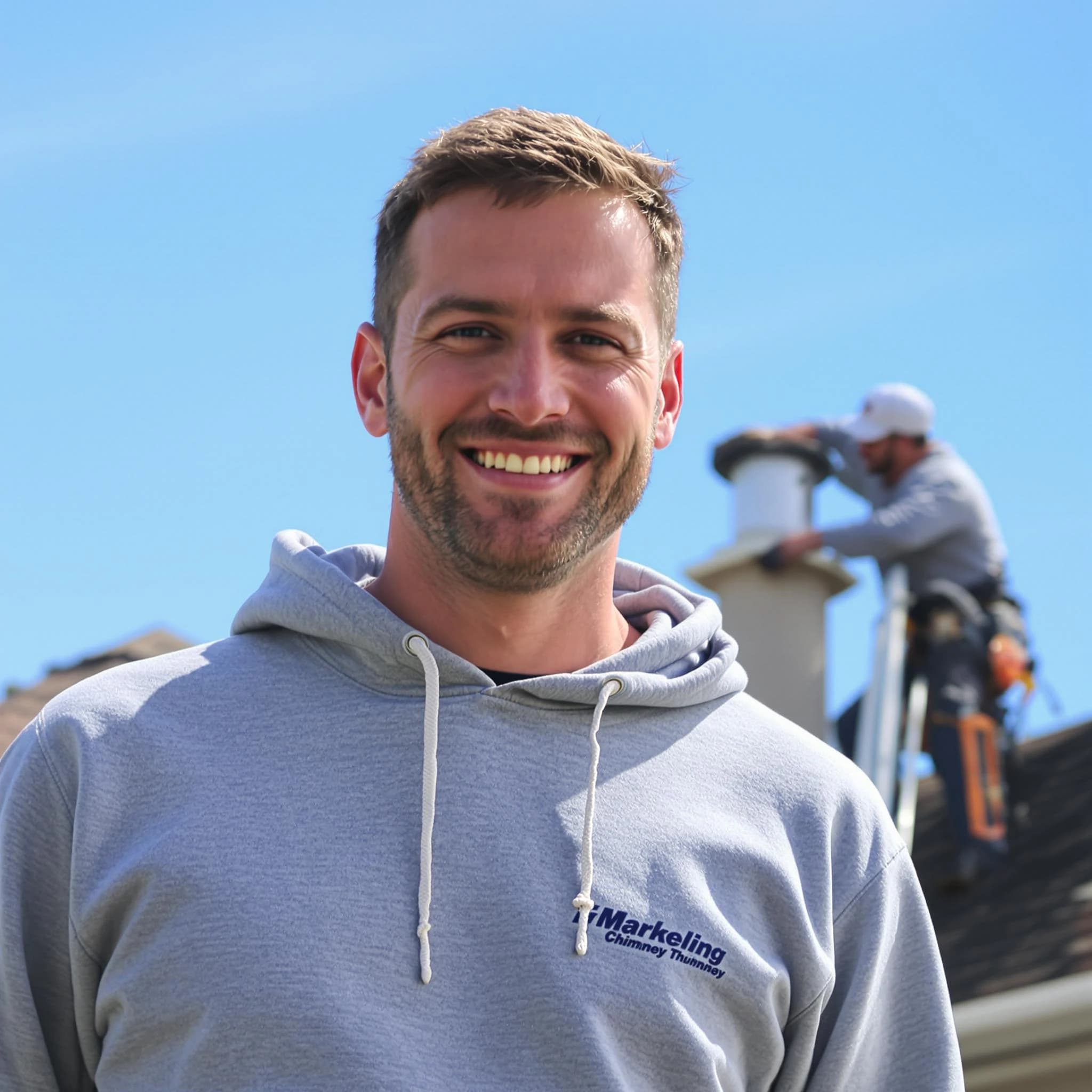 The Midlothian Chimney Sweep team.